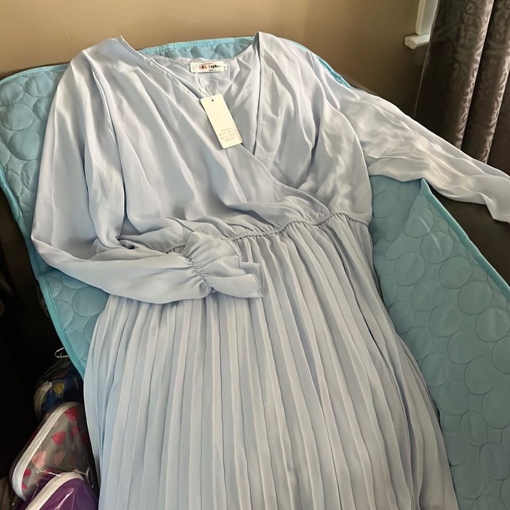 Blue dress